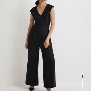 Madewell Black V-Neck Jumpsuit NWT